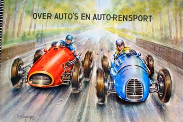 Virginia Cigarettes "Over Autos en Auto-Rennsport" Automobil-Scrapbook 1956 (8273)